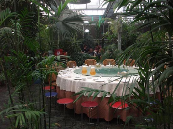 智能溫室生態(tài)餐廳內(nèi)景